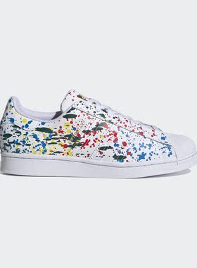 Adidas/阿迪达斯正品男女三叶草泼墨贝壳头运动休闲鞋 FX5537