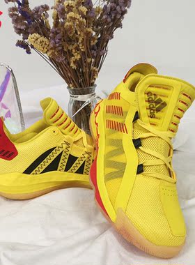Adidas/阿迪达斯正品 Dame 6 GCA 男子场上防滑运动篮球鞋 FW9026