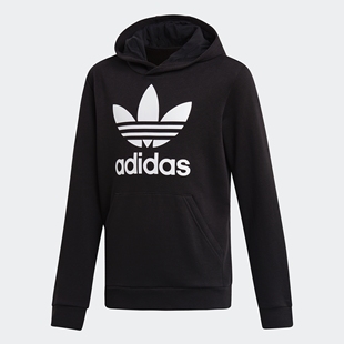 Adidas/阿迪达斯正品三叶草男女大童HOODIE连帽卫衣 DV2870