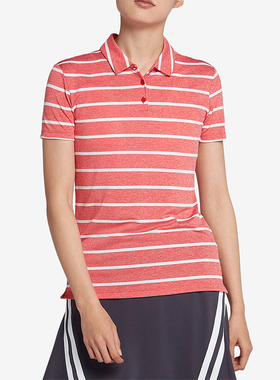 Nike/耐克正品新款女子时尚条纹透气短袖休闲POLO衫AJ5232