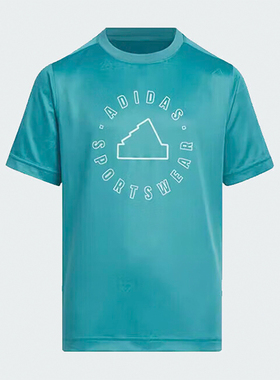Adidas/阿迪达斯正品新款儿童圆领舒适运动休闲短袖IT4031