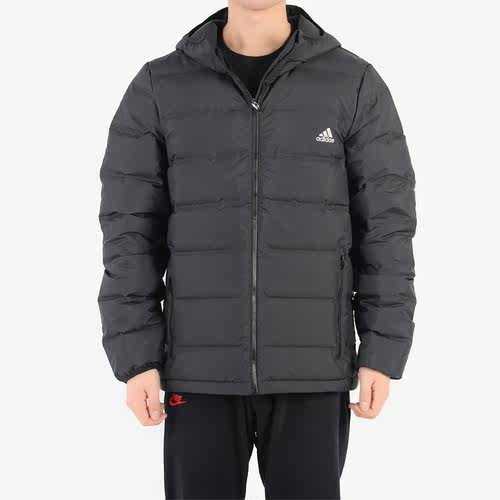 阿迪达斯男子保暖连帽羽绒服