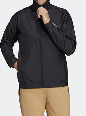 Adidas/阿迪达斯正品TERREXMT 户外女子运动休闲立领夹克 H53410
