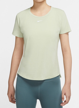Nike/耐克正品DRI-FIT ONE LUXE女子圆领休闲短袖T恤 DD0619-371