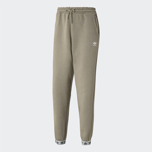 三叶草休闲女子运动训练收口长裤 HB6030 阿迪达斯正品 Adidas