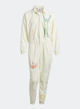 Adidas/阿迪达斯正品三叶草LOVE UNITES JUM男女运动连体衣H43972