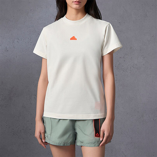 BLUV Adidas 阿迪达斯正品 T恤IS4287 TEE女士印花弹力短袖