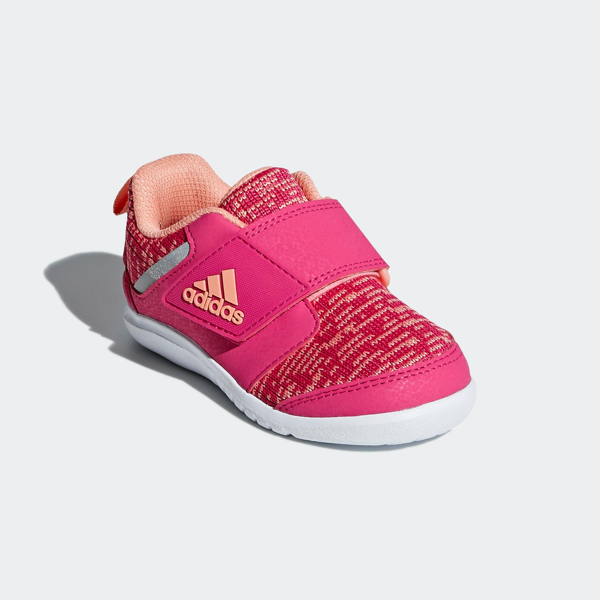 Adidas/阿迪达斯正品小童2018婴童鞋秋季婴童休闲运动童鞋AH2382