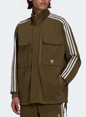 Adidas/阿迪达斯正品三叶草X parley男子工装立领夹克HD2515