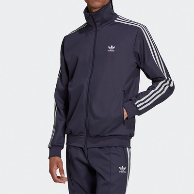 阿迪达斯男子高立领夹克外套