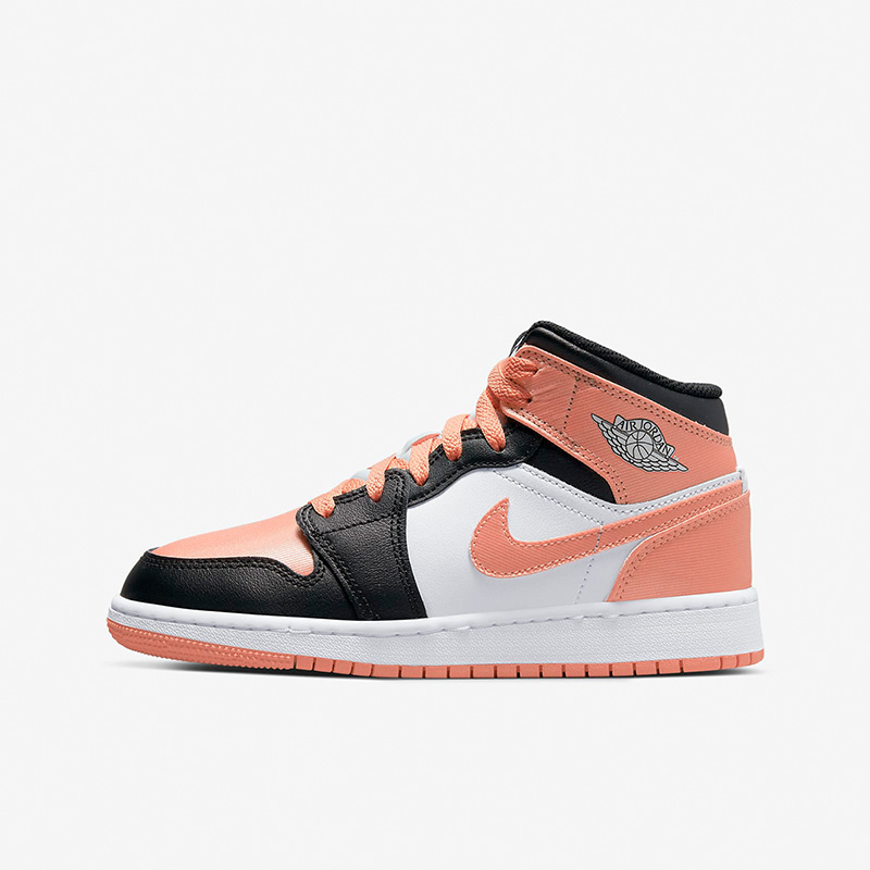 Nike/耐克正品Air Jordan 1 Mid (GS) 大童休闲运动鞋DM9077-108