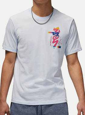Nike/耐克正品JORDAN X ZION TEE男子篮球运动休闲短袖DR2125-453