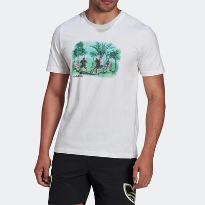 阿迪达斯男士透气短袖