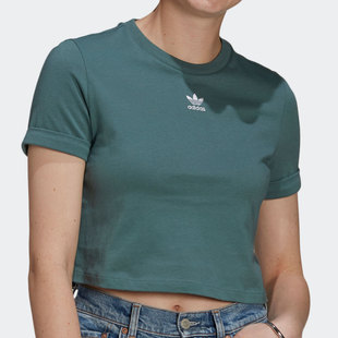 女子运动休闲透气T恤 三叶草新款 GN2808 阿迪达斯正品 Adidas