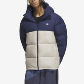 Adidas 三叶草男子撞色保暖运动羽绒服IU4778 阿迪达斯正品