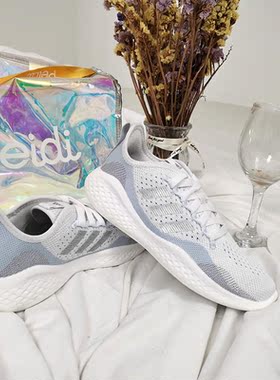 Adidas/阿迪达斯正品FLUIDFLOW 2.0女子运动休闲缓震跑步鞋FY5961