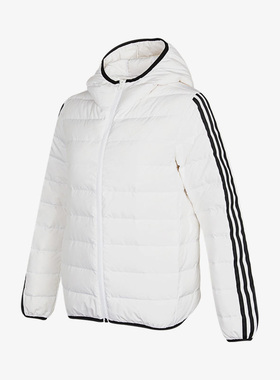 Adidas/阿迪达斯 正品NEO休闲女子时尚潮流运动连帽羽绒服 HF0501