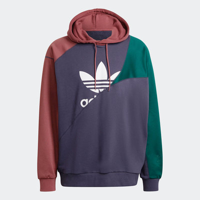 阿迪达斯三叶草卫衣连帽衫hk2096