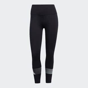 Adidas 休闲女子时尚 潮流运动紧身长裤 GR8089 阿迪达斯正品