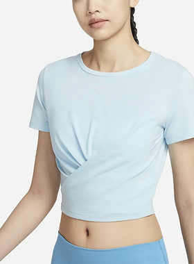 Nike/耐克正品夏季新款女子扭结式运动透气短袖T恤DD4922-442