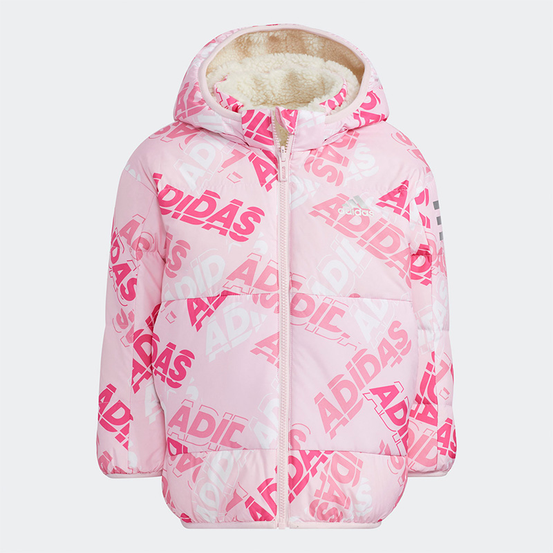 阿迪达斯正品小童时尚保暖羽绒服