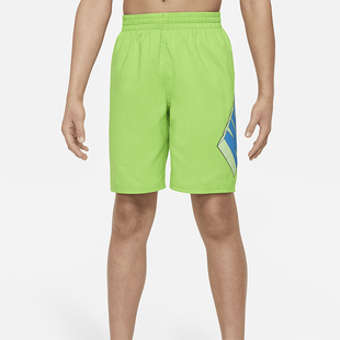 Swim 大童男孩抽绳休闲日常沙滩短裤 379 Nike FZ6499 耐克正品