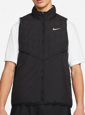 Nike/耐克正品THERMA-FIT男子保暖运动跑步马甲DD5648-010