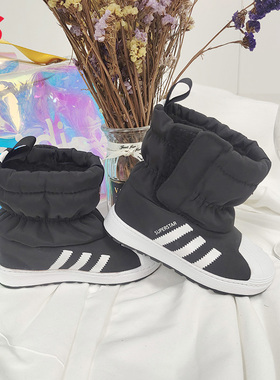 Adidas/阿迪达斯正品三叶草WINT3R CF I婴童经典运动雪地靴B22502