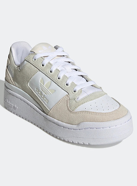 Adidas/阿迪达斯正品三叶草FORUM女子低帮厚底运动休闲板鞋GY8198