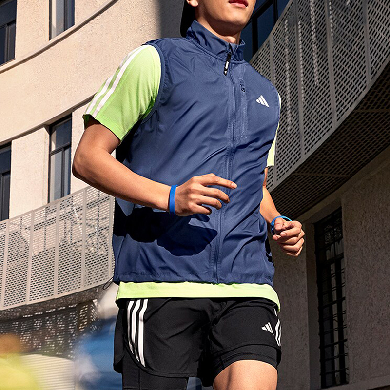 Adidas/阿迪达斯男士立领马甲