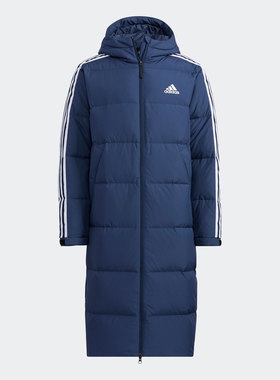 Adidas/阿迪达斯正品冬新款男女户外运动保暖中长款羽绒服 H20763