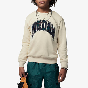 Nike/耐克正品Air Jordan 大童加绒时尚保暖圆领卫衣 FB9422-206