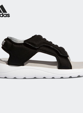 Adidas/阿迪达斯正品 夏季小童魔术贴露趾沙滩凉鞋FY8860