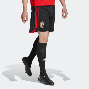 世界杯比利时队男子足球运动休闲短裤 HD9414 阿迪达斯正品 Adidas