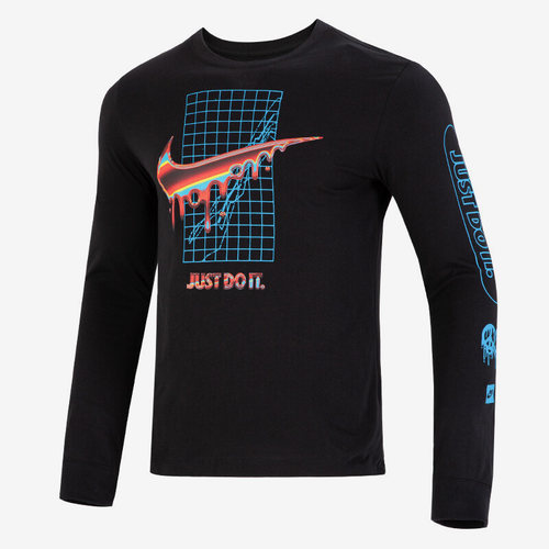 Nike/耐克正品秋新款男子运动休闲透气套头长袖T恤DR8075-010