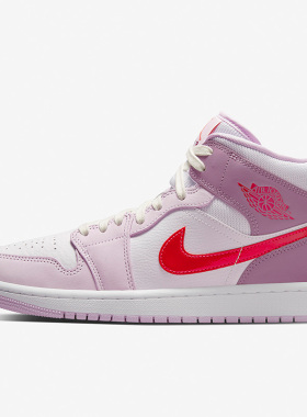 Nike/耐克正品Air Jordan 1 Mid AJ1女子复古舒适板鞋 DR0174-500