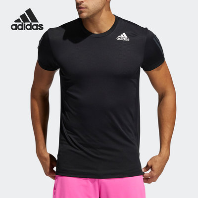 阿迪达斯男子舒适运动短袖T恤