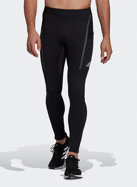 Adidas/阿迪达斯正品SATURDAY TIGHT跑步紧身男子运动长裤H58573