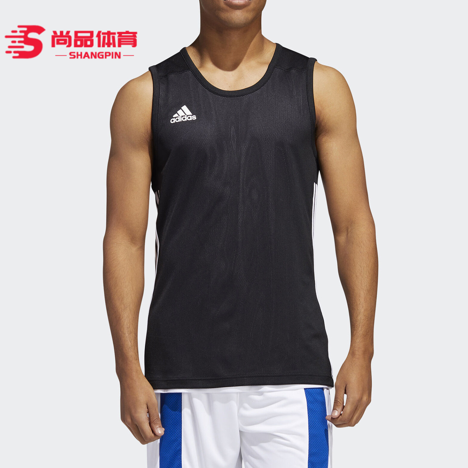 阿迪达斯男子训练无袖背心