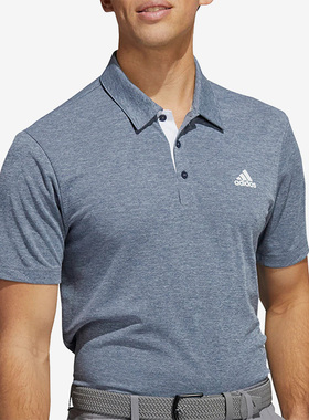 Adidas/阿迪达斯正品DRIV男子舒适高尔夫翻领短袖POLO衫 H56775
