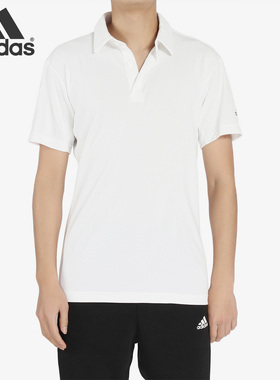 Adidas/阿迪达斯正品 秋季新款 运动T恤透气 翻领短袖 CD3200