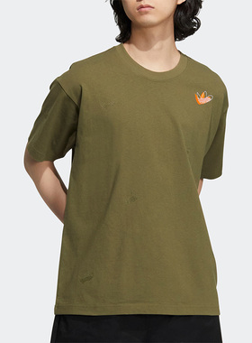 Adidas/阿迪达斯正品三叶草OD SCATTER TEE男女同款运动T恤HS1915