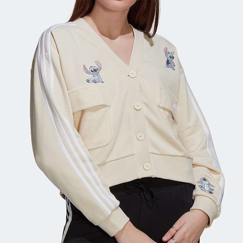 阿迪达斯女子针织开衫运动外套