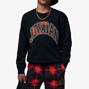 Nike/耐克正品Air Jordan 大童运动加绒保暖套头卫衣 FB9422-010
