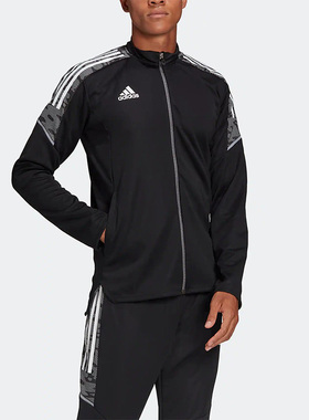 Adidas/阿迪达斯正品CON21 TK JACKET男子足球运动夹克外套GH7129