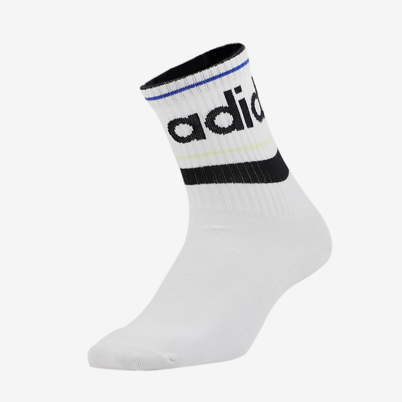 Adidas/阿迪达斯正品透气男女同款舒适休闲运动袜子一双装 FM6794