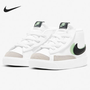 耐克正品 DD1849 BLAZER 男女小童高帮开拓者休闲板鞋 100 MID Nike