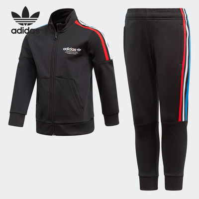 阿迪达斯三叶草小童运动套装