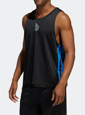 Adidas/阿迪达斯正品夏季斯利拉德男子运动无袖T恤背心HF1729