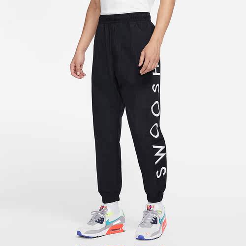 Nike/耐克正品 男子梭织长裤锥形刺绣轻便舒适运动裤 DJ0479-010